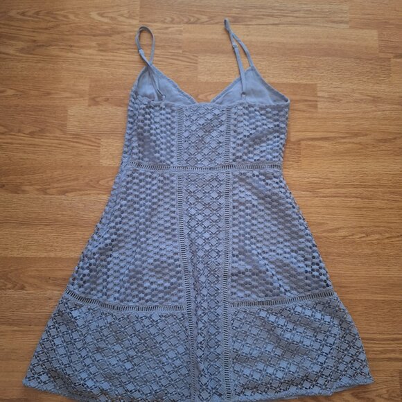 ABERCROMBIE Baby blue mini skater style dress - Picture 5 of 6